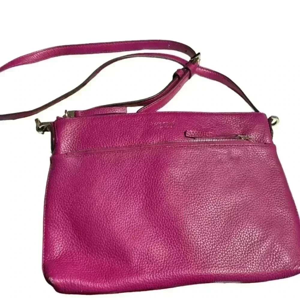 KATE SPADE Berry Blitz Crossbody Bag Polly Pebble leather